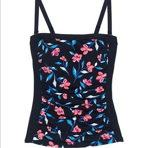 Land’s End Tankini Top Size 10